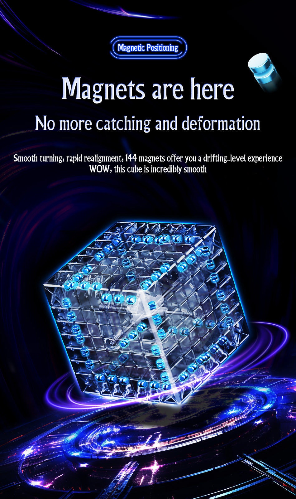 MoYu Meilong 7x7 V2 M – kompakter Großwürfel mit Magneten