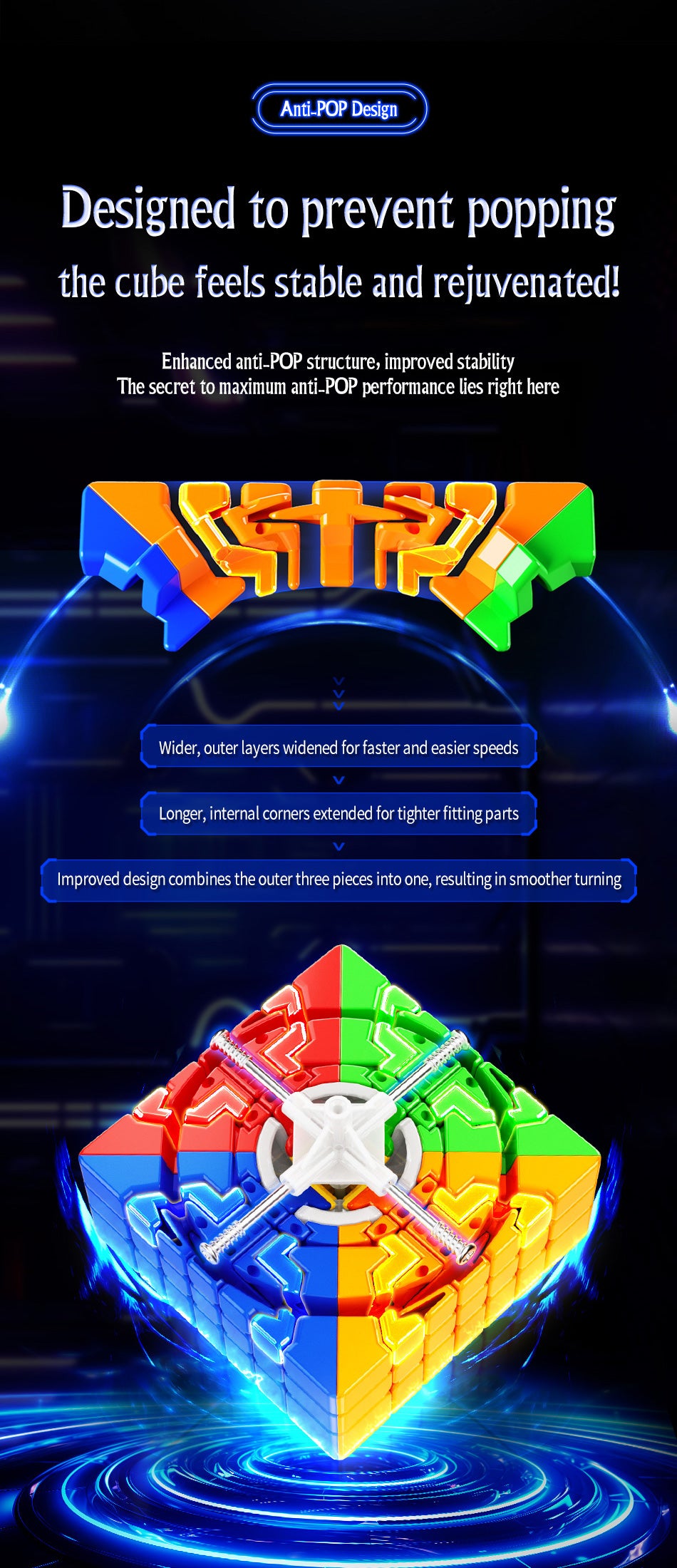 MoYu Meilong 7x7 V2 M – kompakter Großwürfel mit Magneten