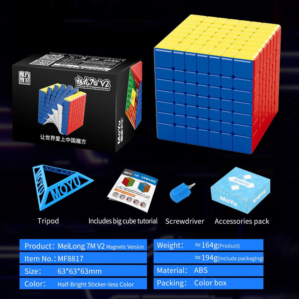 Cubing Classroom 7x7 V2 – leicht & stabil mit Magnetmechanik