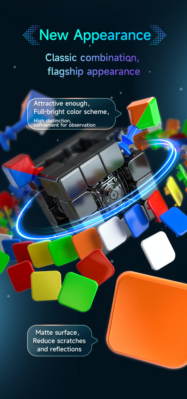 QiYi M Pro 4x4 – Magnetic Speedcube (Stickerless, 58.5 mm)