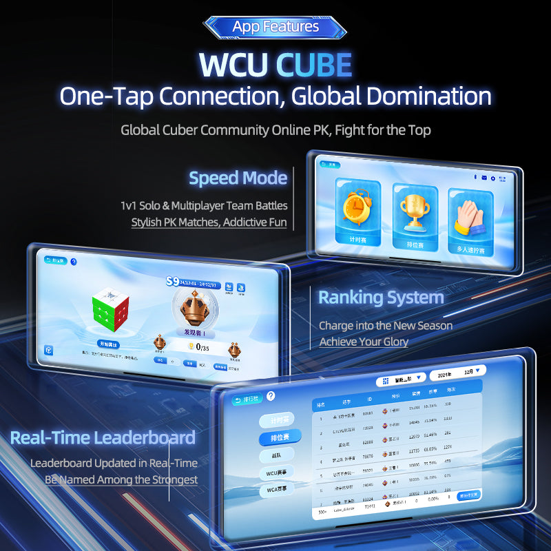 MoYu Super WeiLong V2 AI Maglev Gyroscope UV – Smarter 3x3 Speedcube with app tracking &amp; AI support