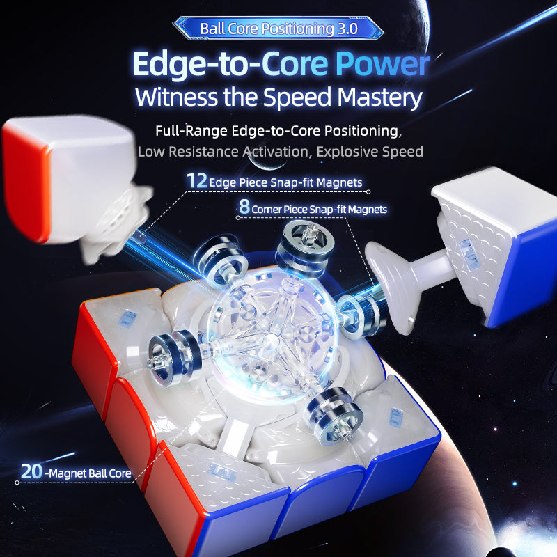 MoYu Super WeiLong V2 AI Maglev Gyroscope UV – Smarter 3x3 Speedcube with app tracking &amp; AI support