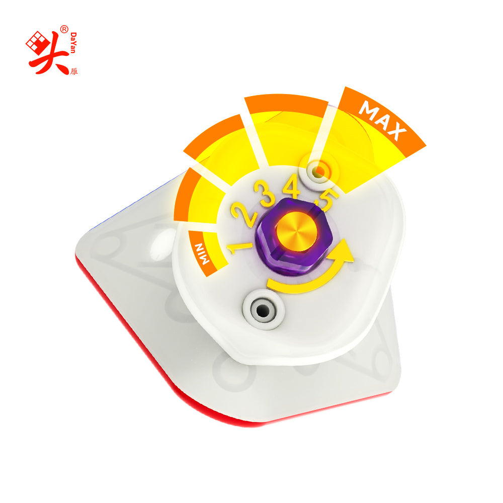 DaYan Pyraminx V3 MagLev UV – Tournament Pyraminx with Ball Core &amp; 5-Level Magnetic Force