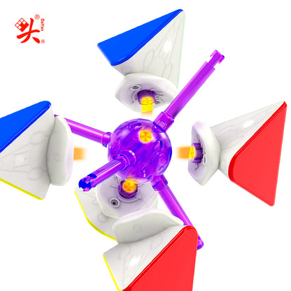 DaYan Pyraminx V3 MagLev UV – Tournament Pyraminx with Ball Core &amp; 5-Level Magnetic Force